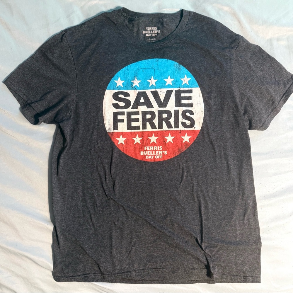 Save Ferris Graphic T-Shirt - Charcoal